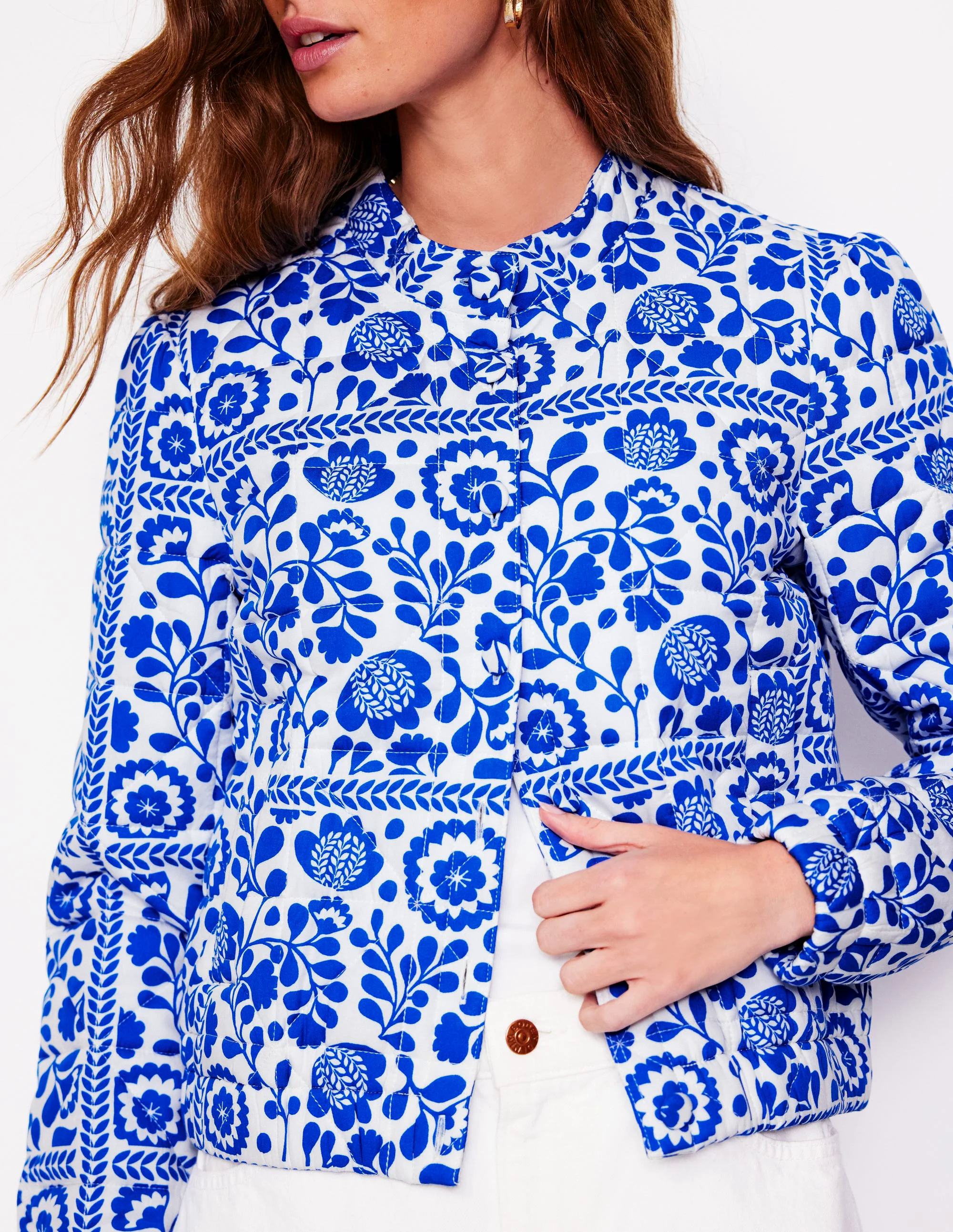 Highbury Quilted Jacket-Vine Tile Highbury Quilted Jacket-Vine Tile