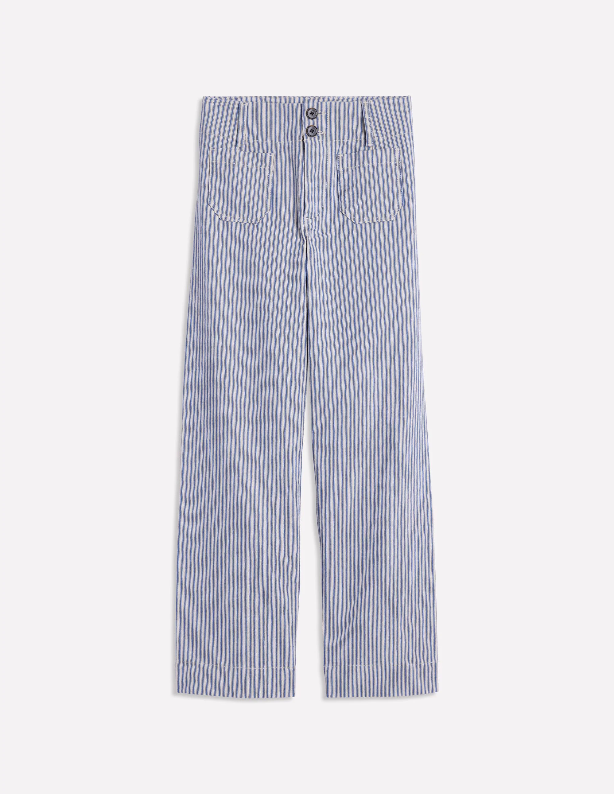 Primrose Patch Pocket Pants-Ticking Stripe