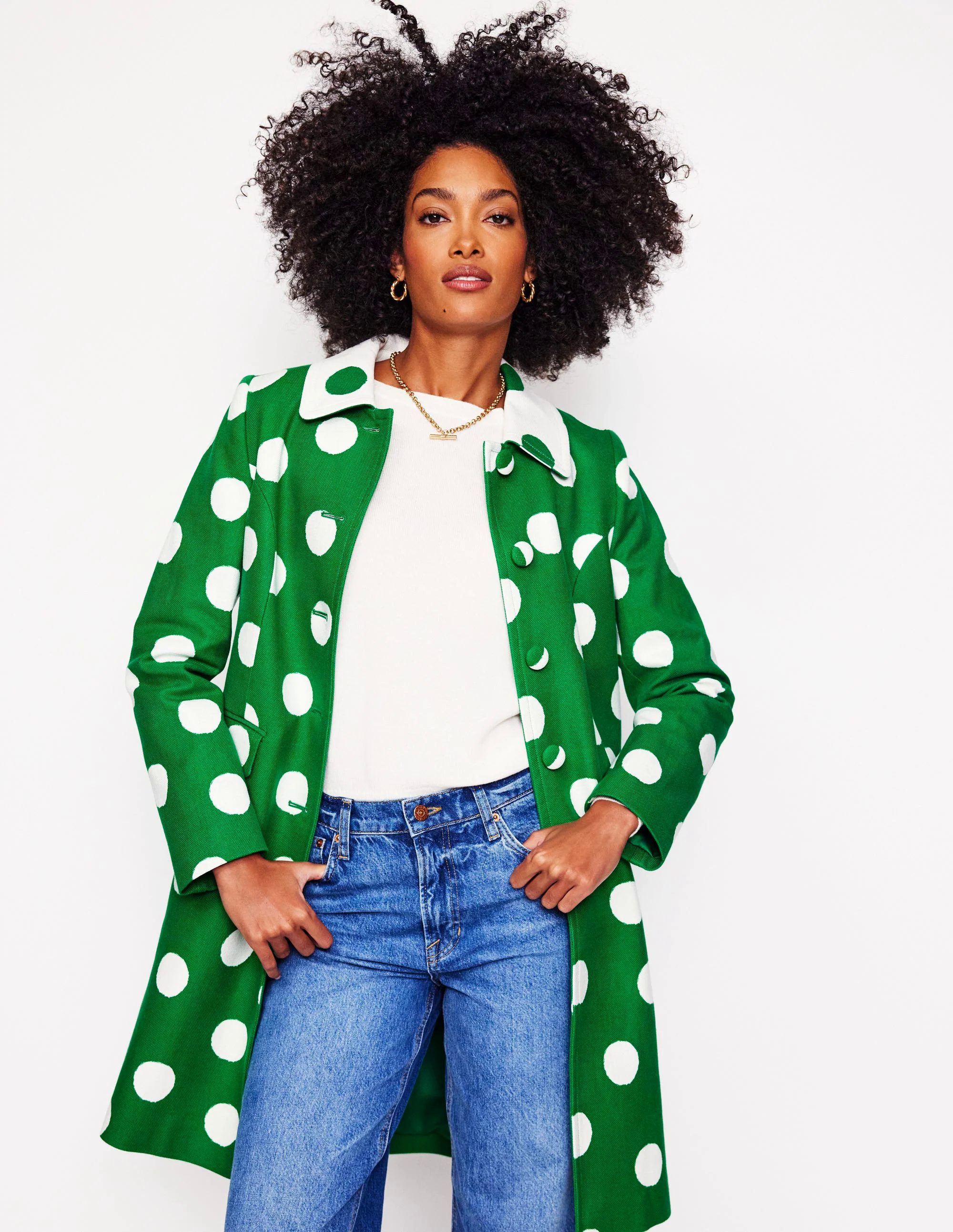 Occasion Coat-Abstract Dot Occasion Coat-Abstract Dot