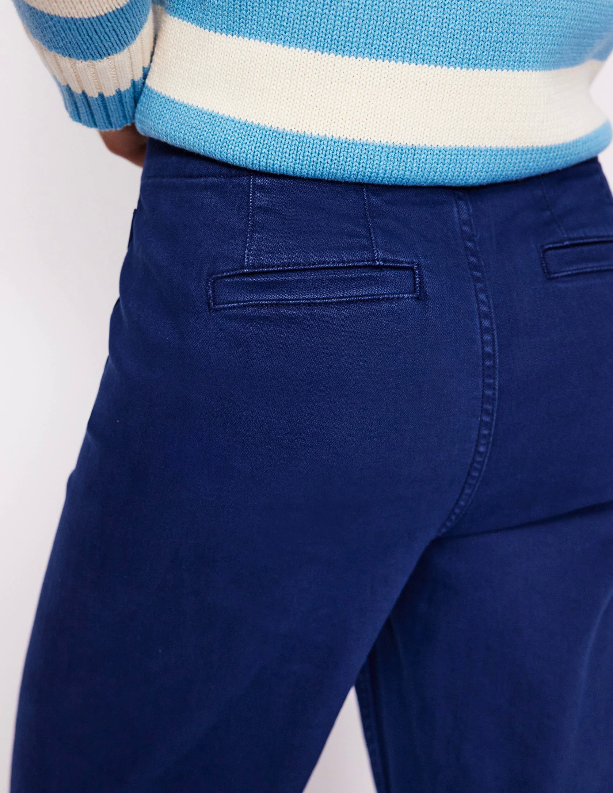 Primrose Patch Pocket Pants-Navy Primrose Patch Pocket Pants-Navy