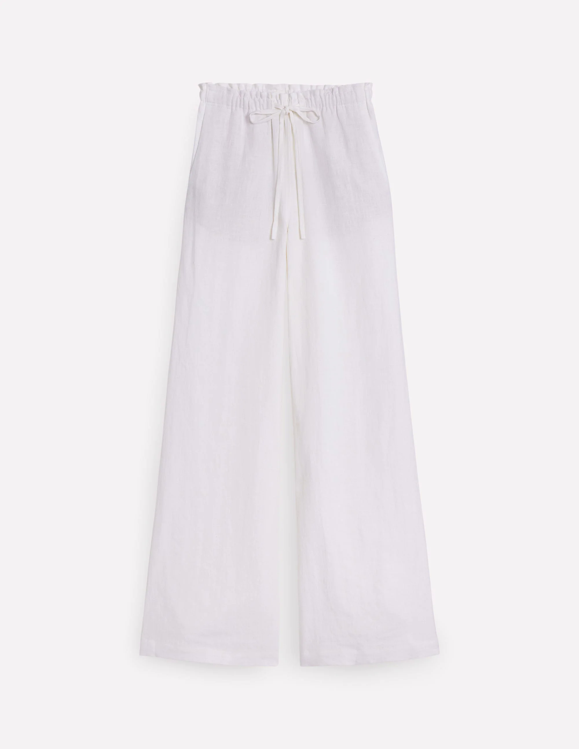 Islington Linen Pants-White