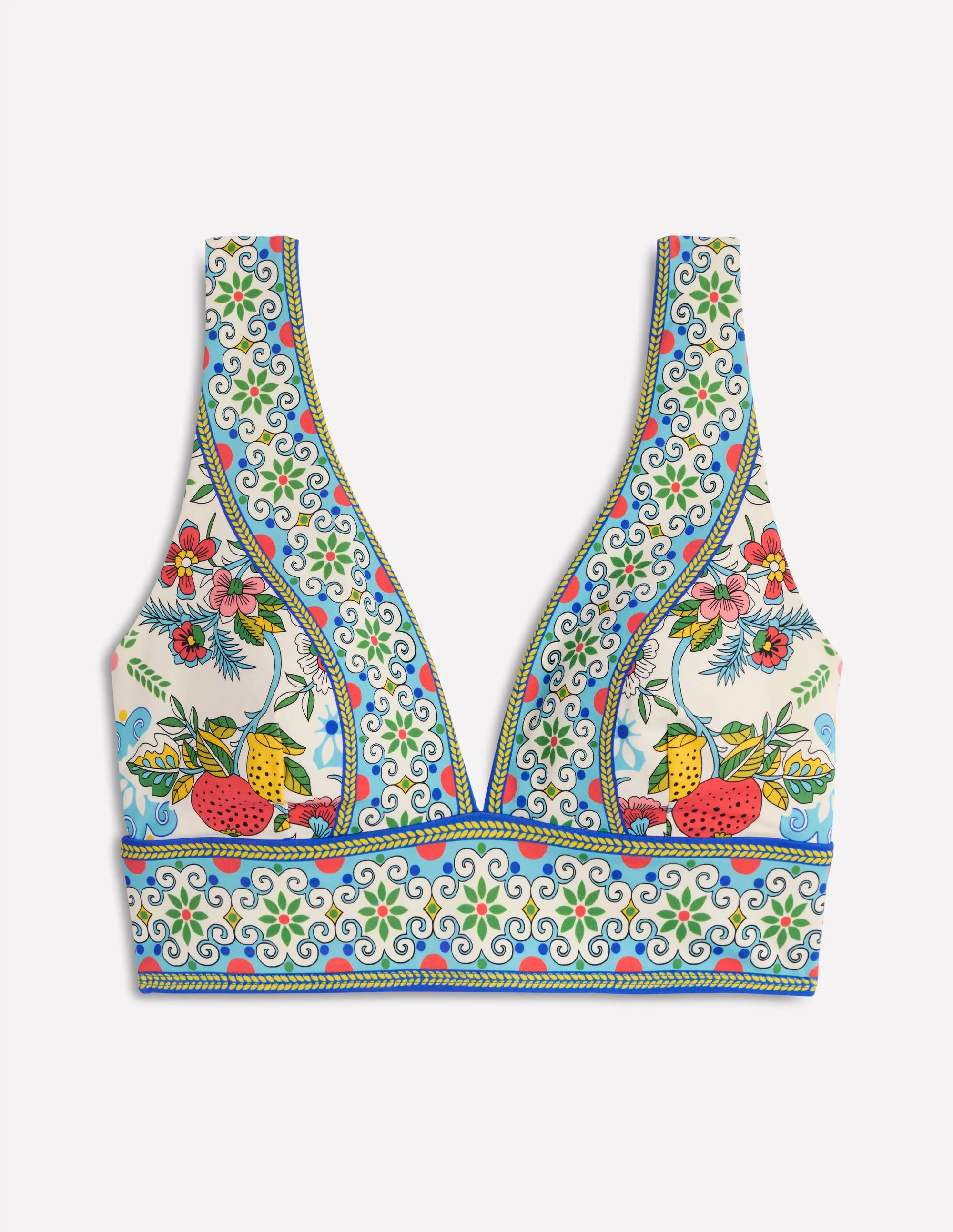 Porto Bikini Top-Multi, Citrus Vine Tile Porto Bikini Top-Multi, Citrus Vine Tile