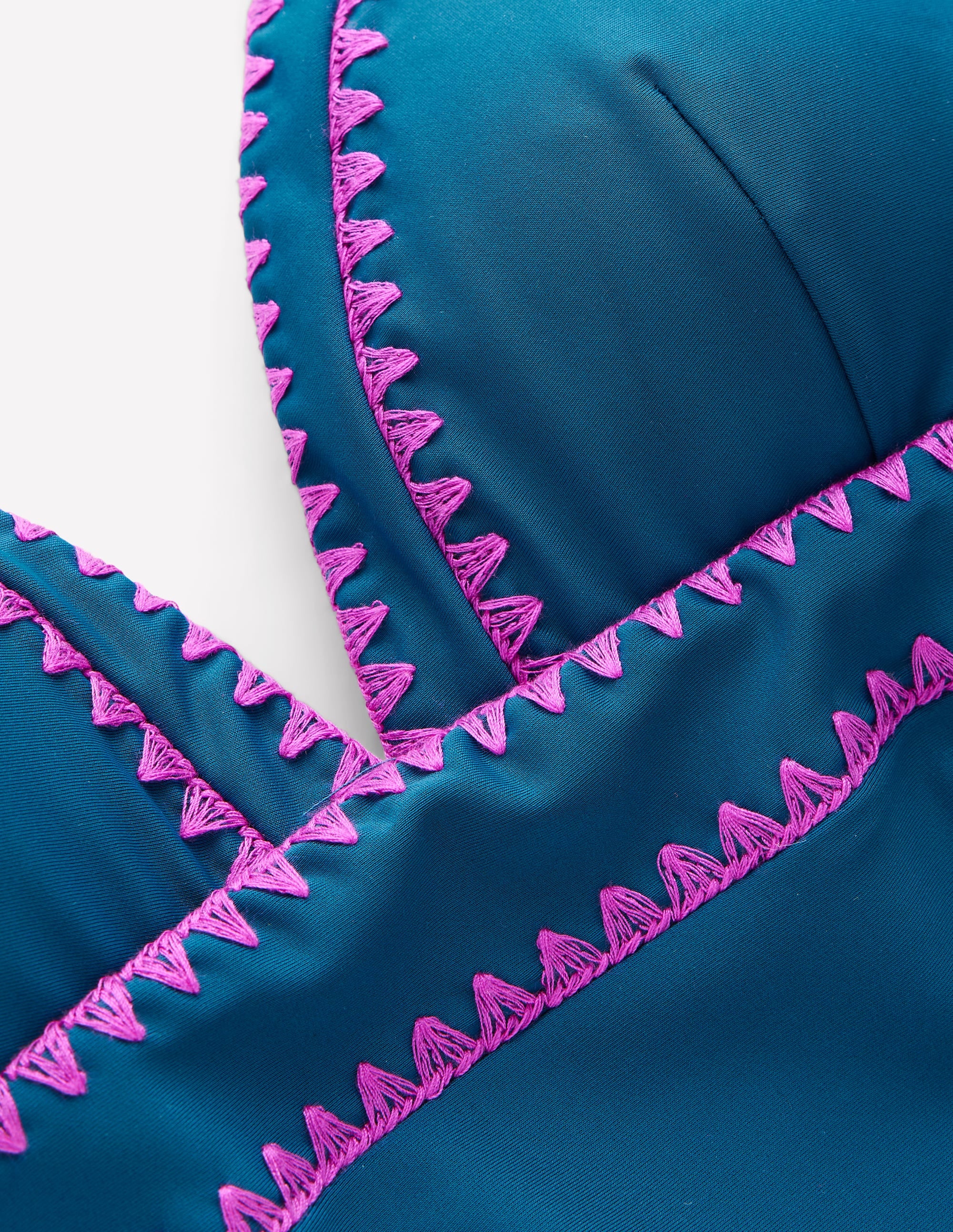 Kasos String V Neck Swimsuit-Oceanside, Very Fuchsia Kasos String V Neck Swimsuit-Oceanside, Very Fuchsia