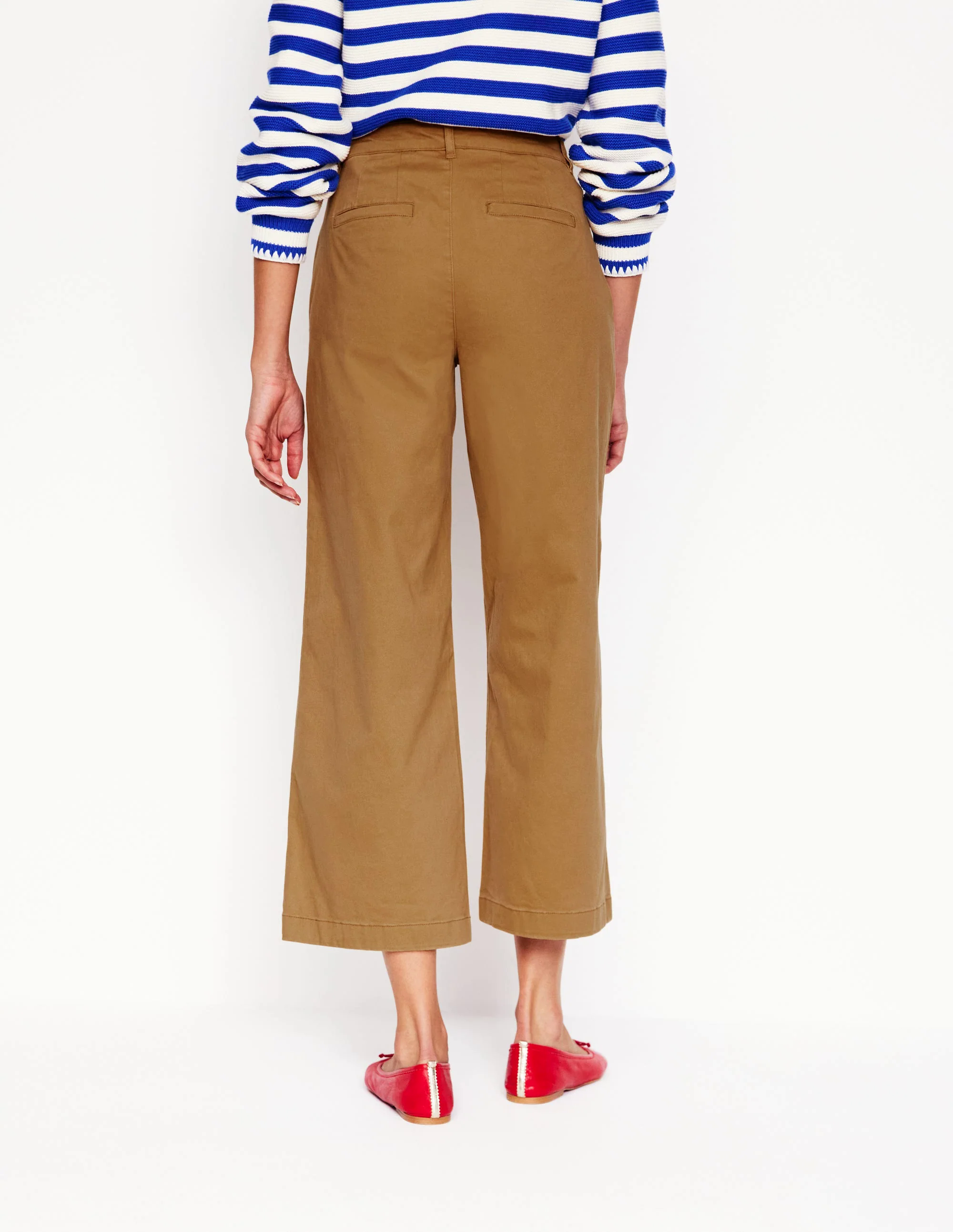 Barnsbury Crop Chino Pants-Hazelnut Brown Barnsbury Crop Chino Pants-Hazelnut Brown