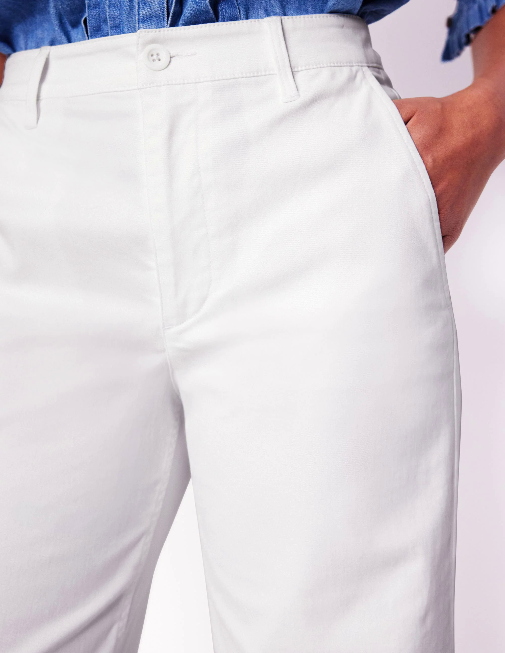 Barnsbury Chino Pants-White Barnsbury Chino Pants-White