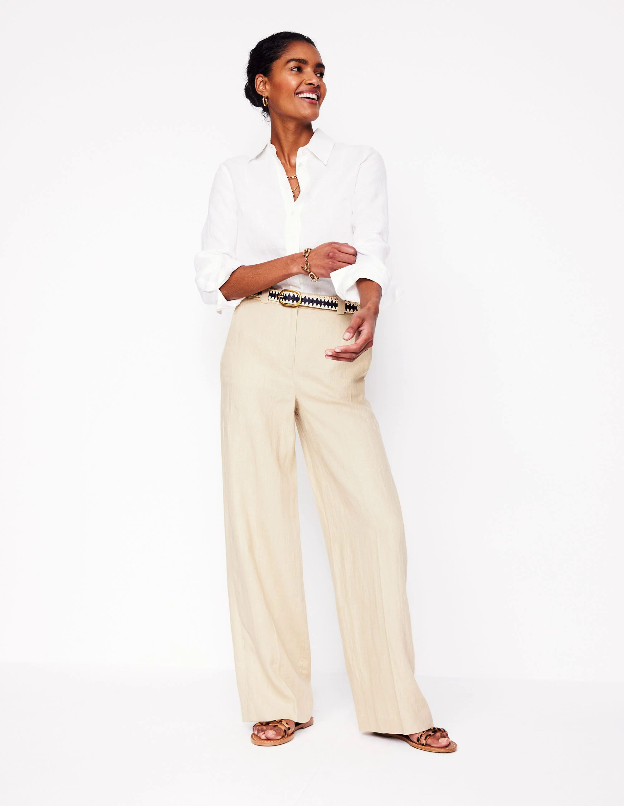 Westbourne Linen Pants-Oatmeal Westbourne Linen Pants-Oatmeal