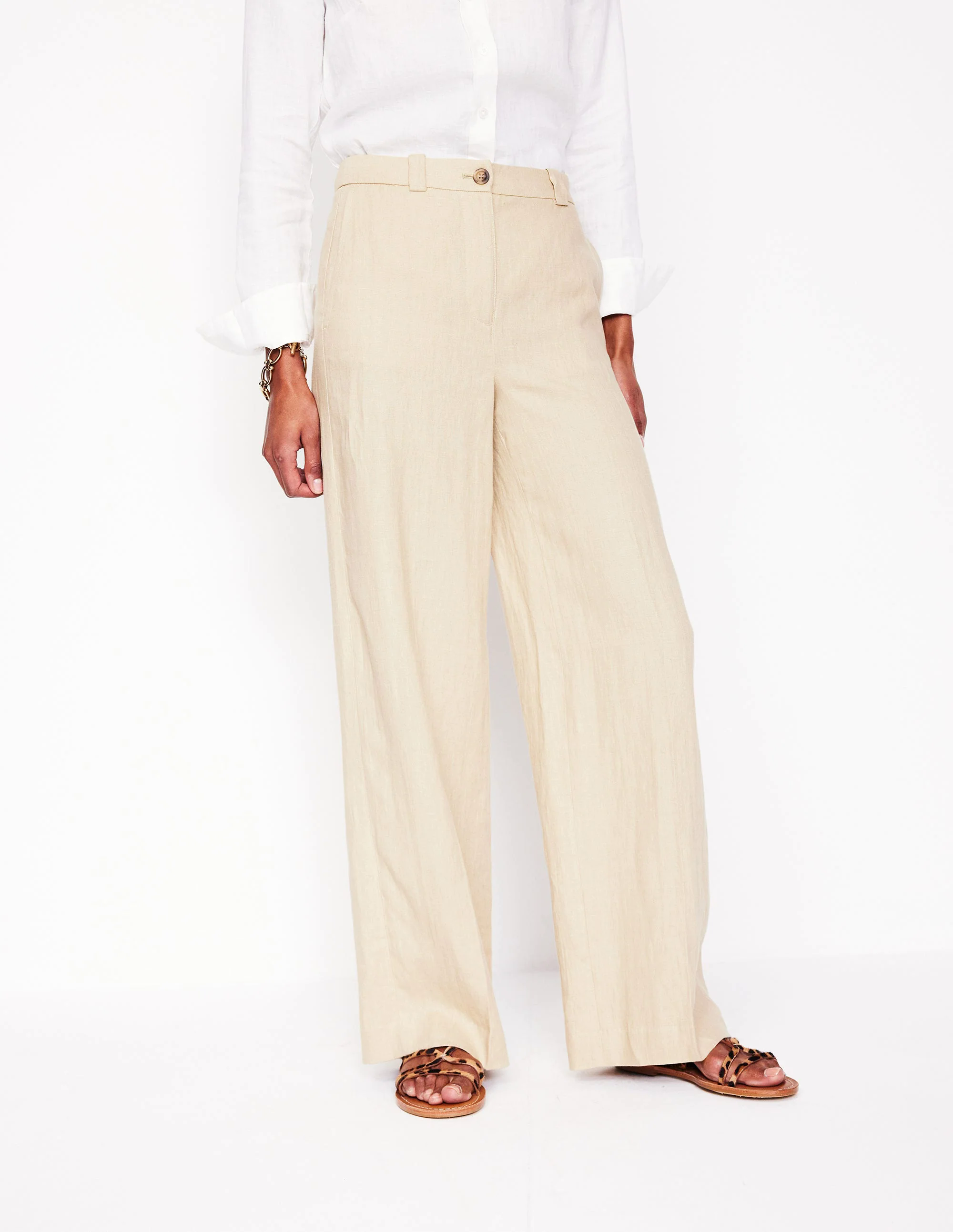 Westbourne Linen Pants-Oatmeal Westbourne Linen Pants-Oatmeal