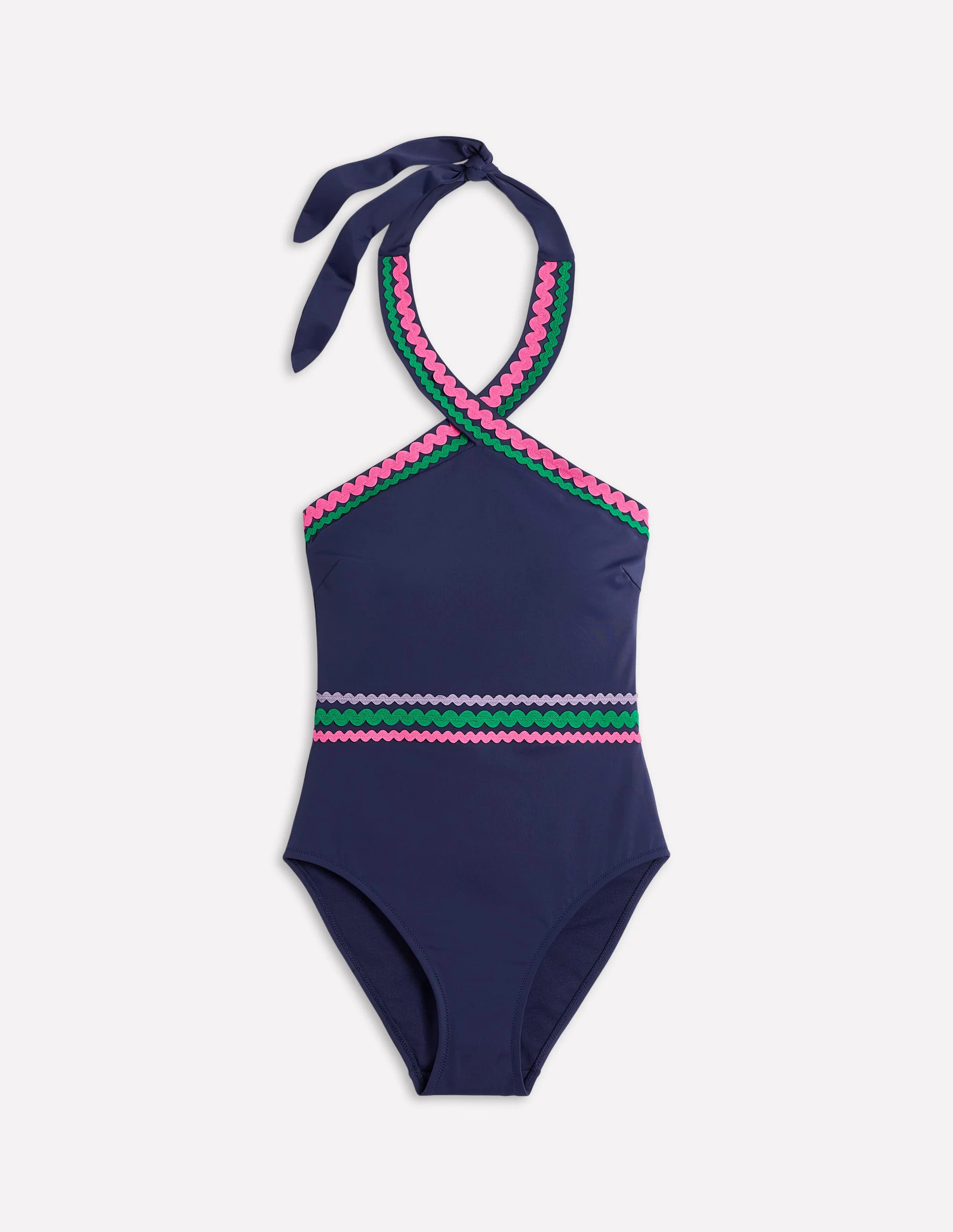 Cross Front Swimsuit-Navy Rik Rak Cross Front Swimsuit-Navy Rik Rak