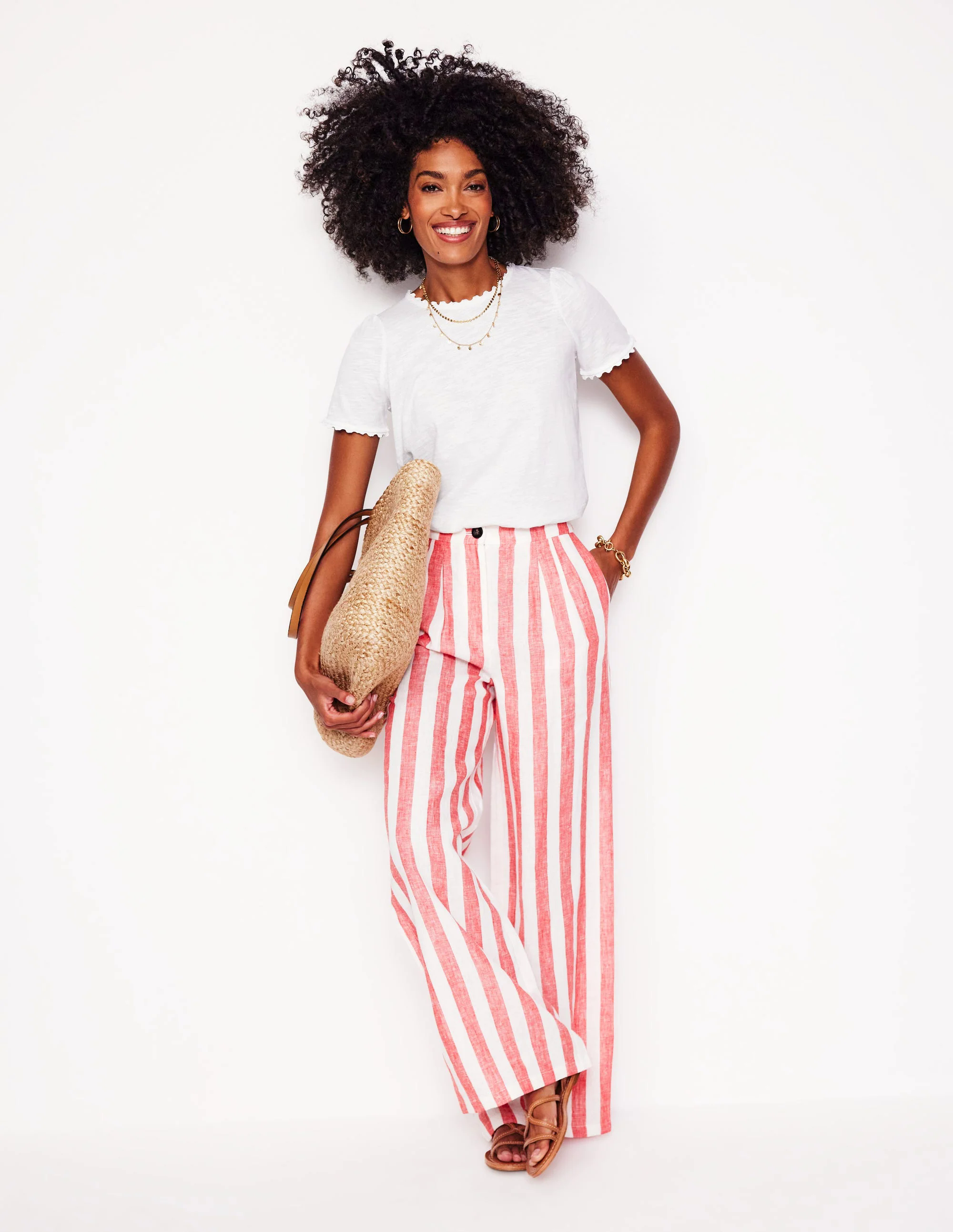 Ali Ricrac T-shirt-White Ali Ricrac T-shirt-White
