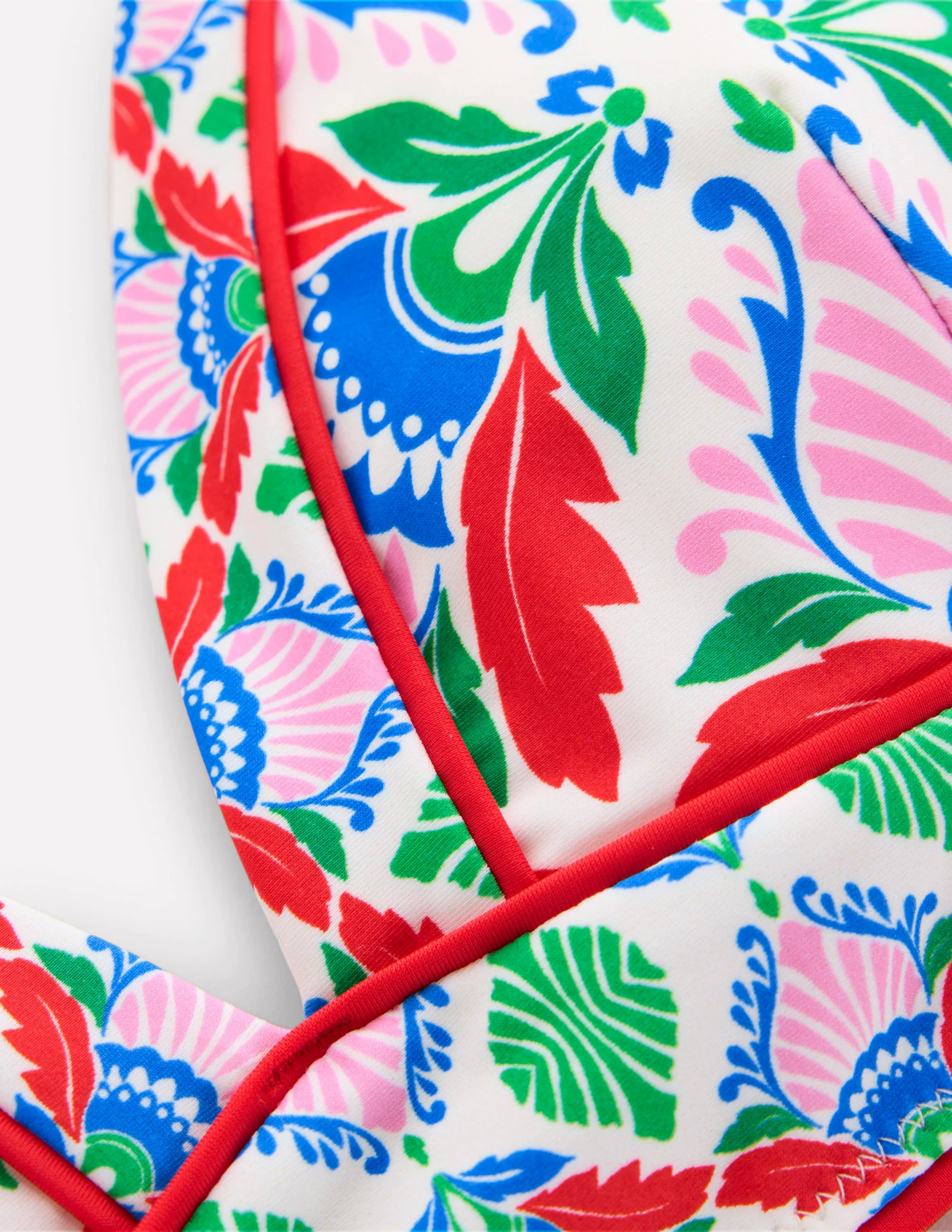 Kasos String V Neck Bikini Top-Multi, Ornate Thistle Kasos String V Neck Bikini Top-Multi, Ornate Thistle