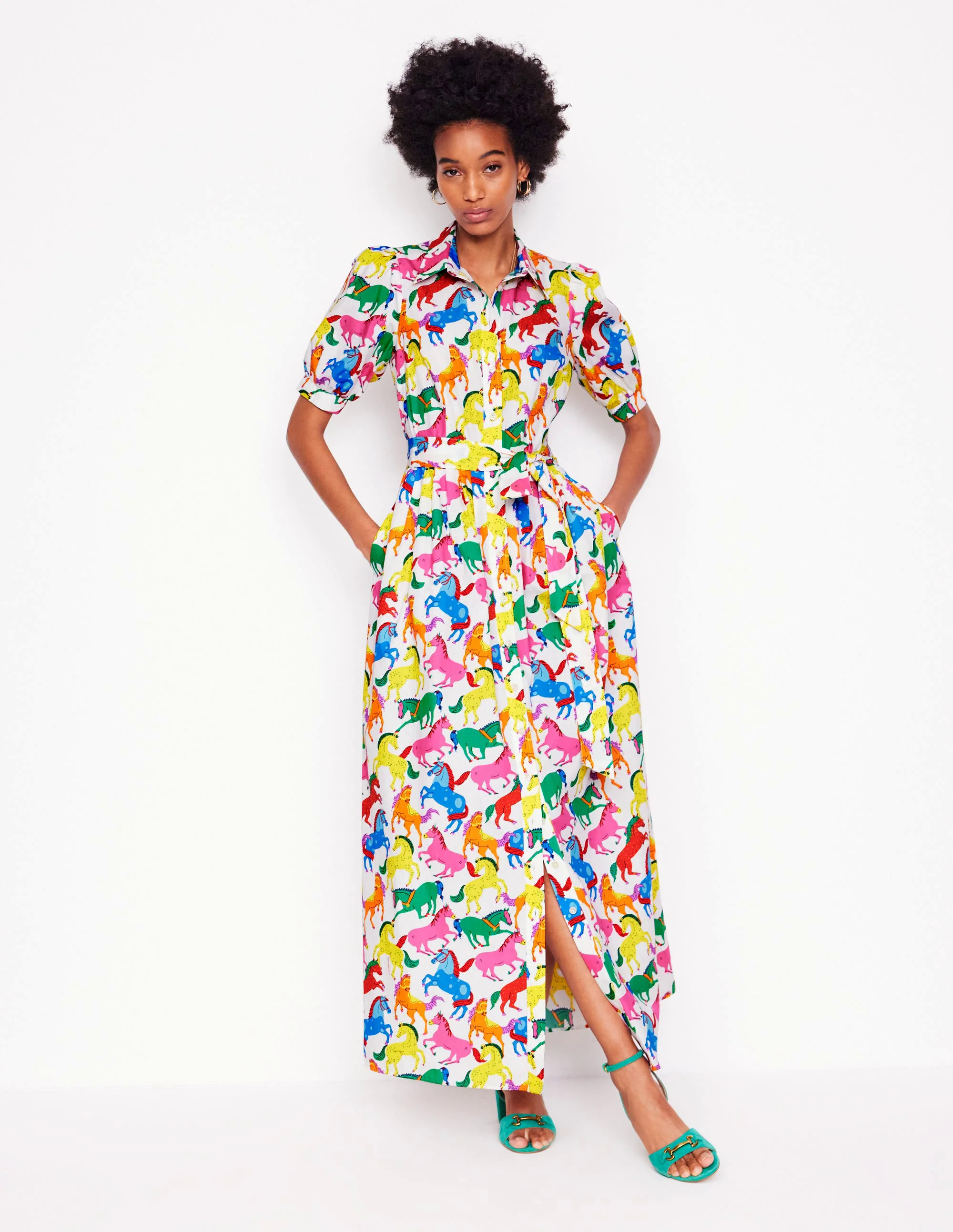 Alexa Maxi Shirt Dress-Multi, Pony Club Alexa Maxi Shirt Dress-Multi, Pony Club