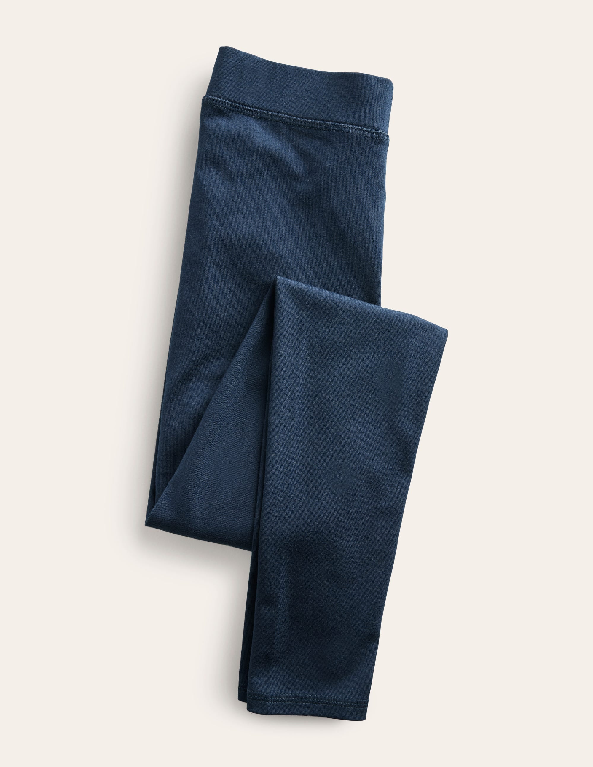 High Rise Jersey Leggings-Navy High Rise Jersey Leggings-Navy