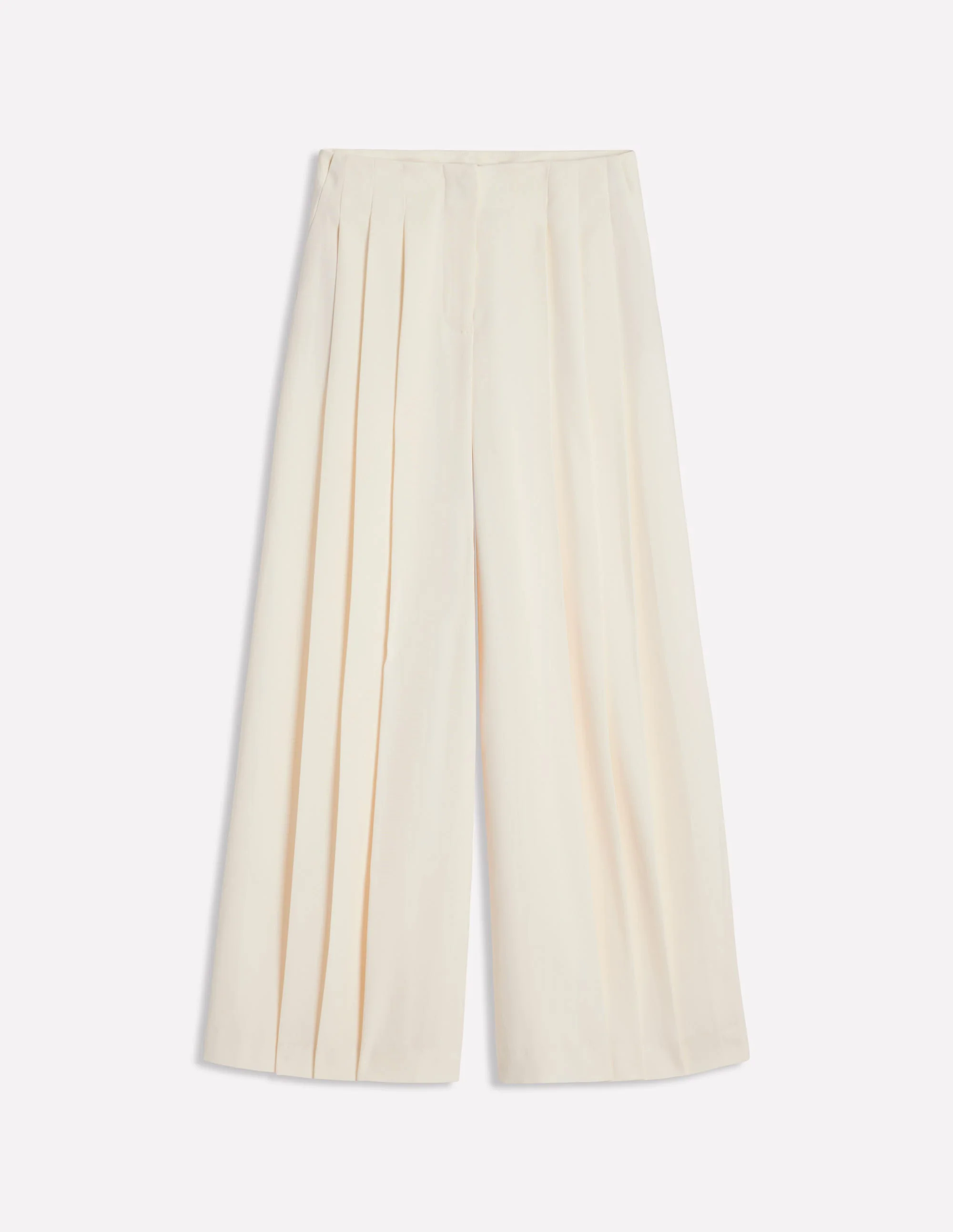 Regent Wide Leg Pants-Ivory