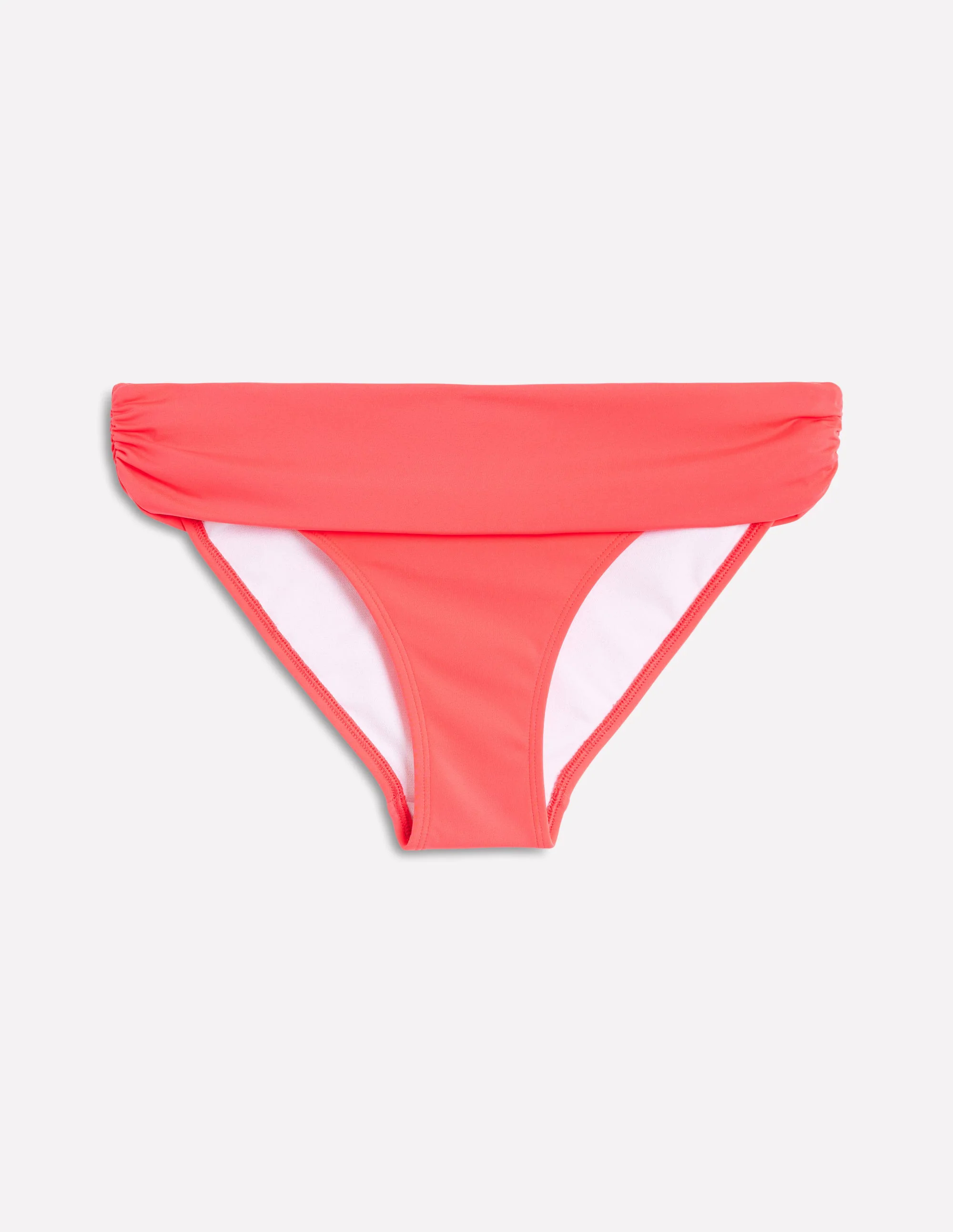 Classic Fold Bikini Bottoms-Coral Punch Classic Fold Bikini Bottoms-Coral Punch