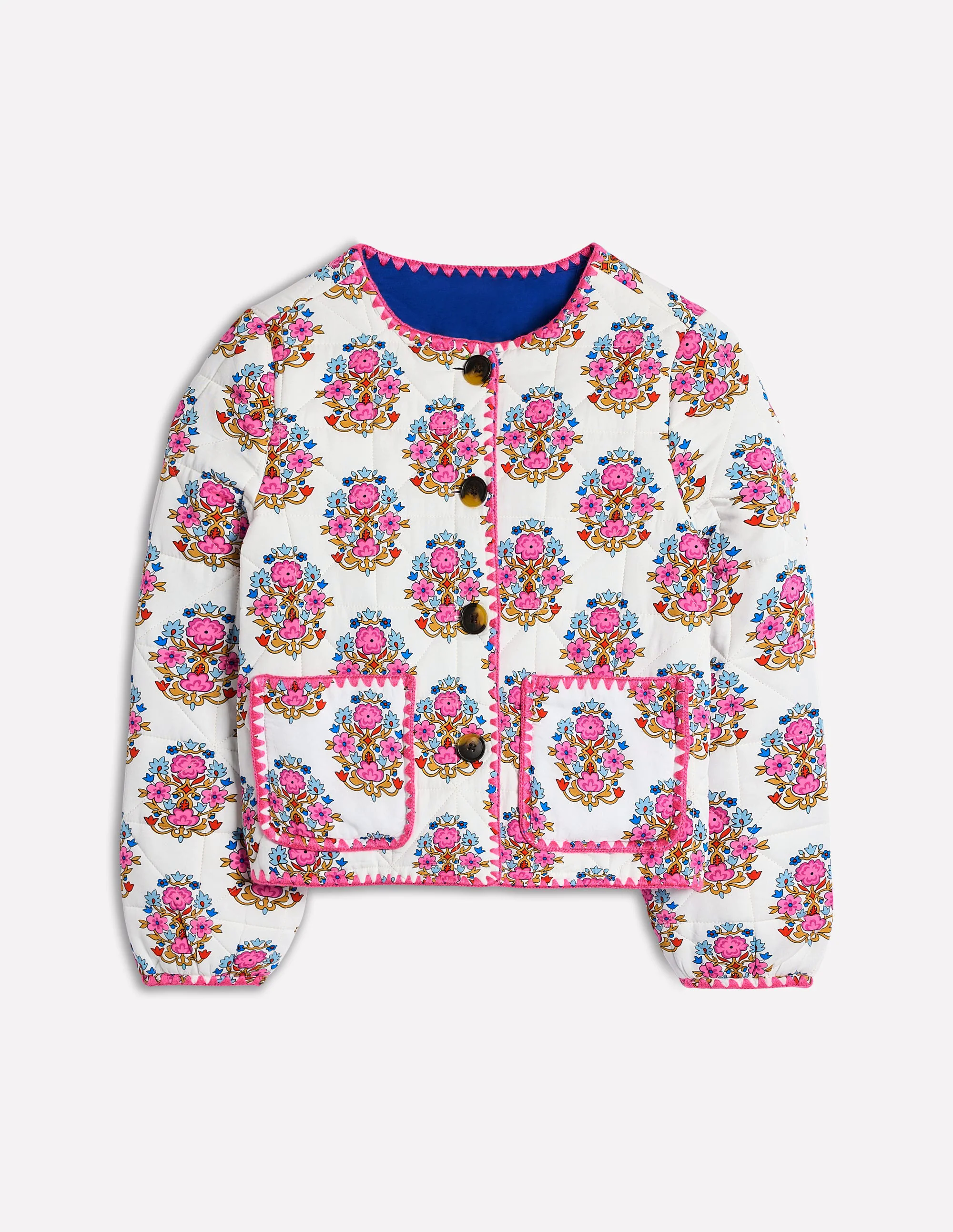 Chelsea Quilted Jacket-Wildflower Stamp Chelsea Quilted Jacket-Wildflower Stamp