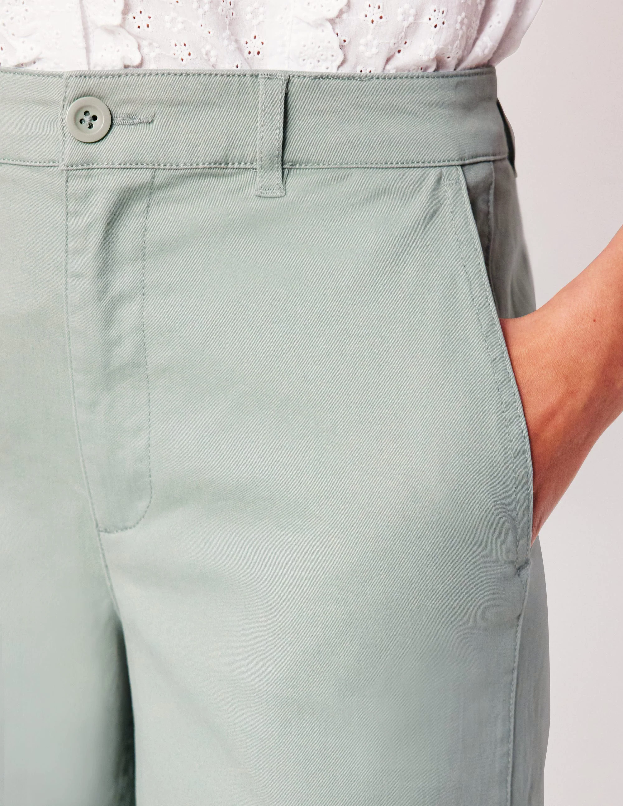 Barnsbury Crop Chino Pants-Soft Jade Barnsbury Crop Chino Pants-Soft Jade