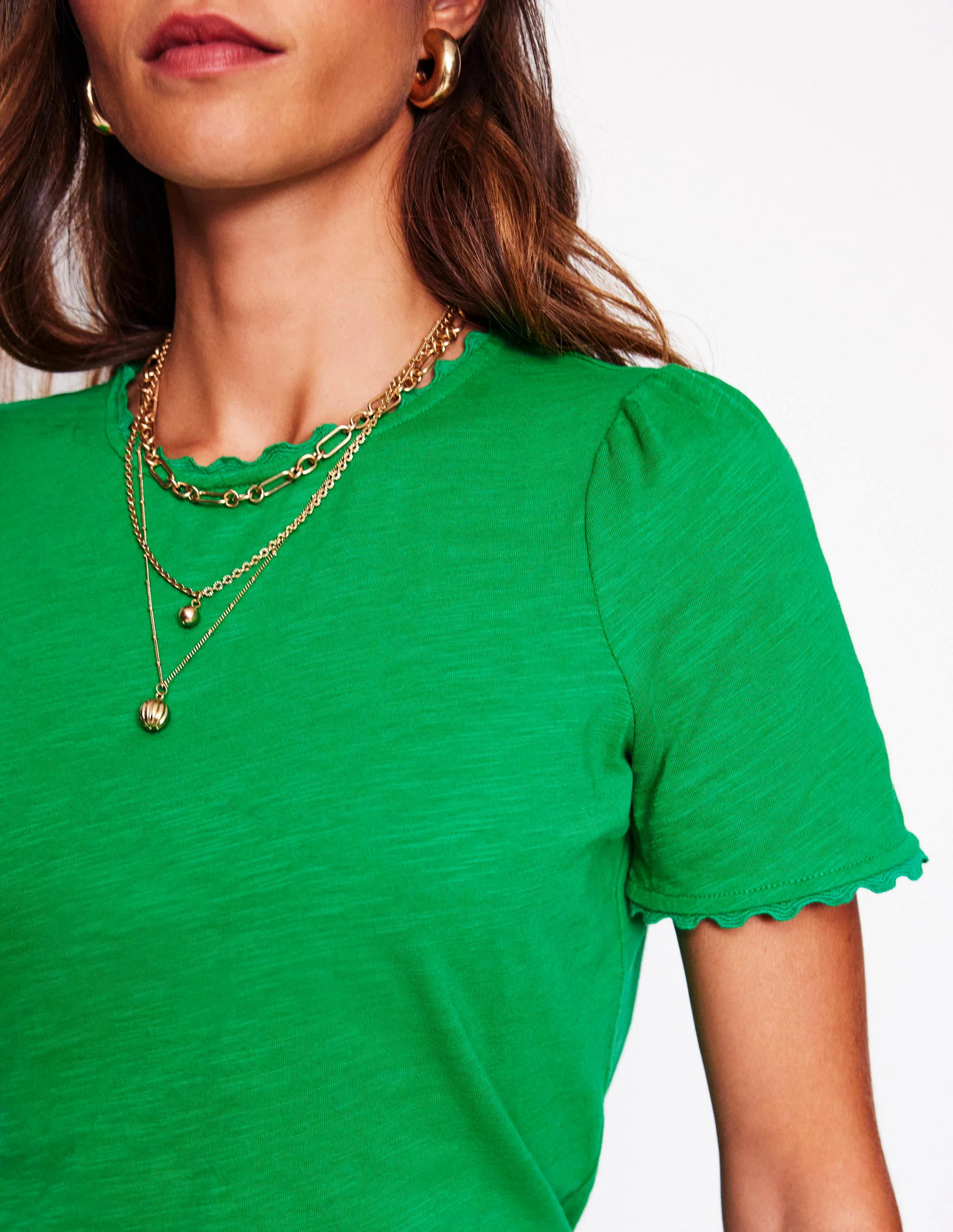 Ali Ricrac T-shirt-Rich Emerald Ali Ricrac T-shirt-Rich Emerald