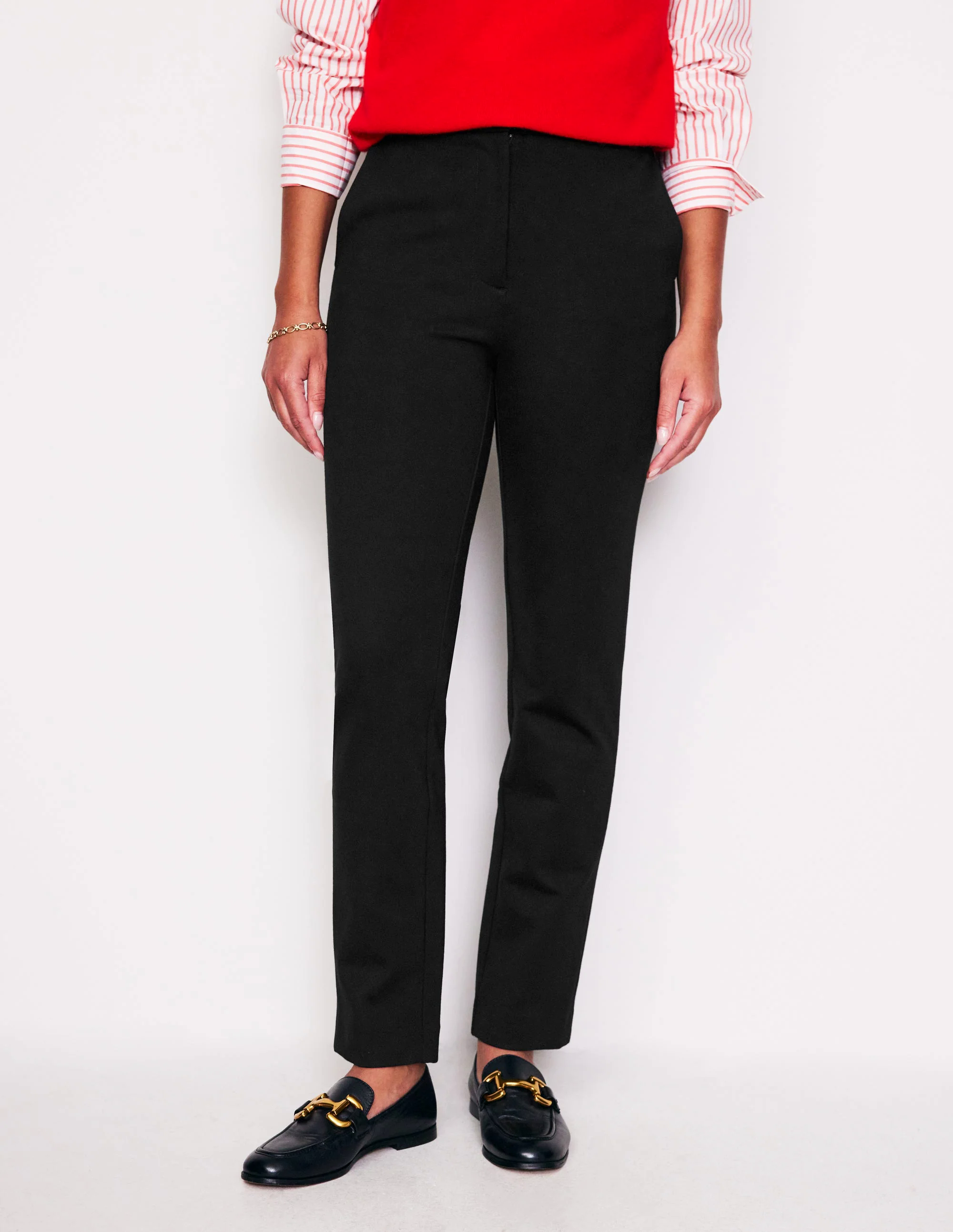 Highgate Ponte Pants-Black