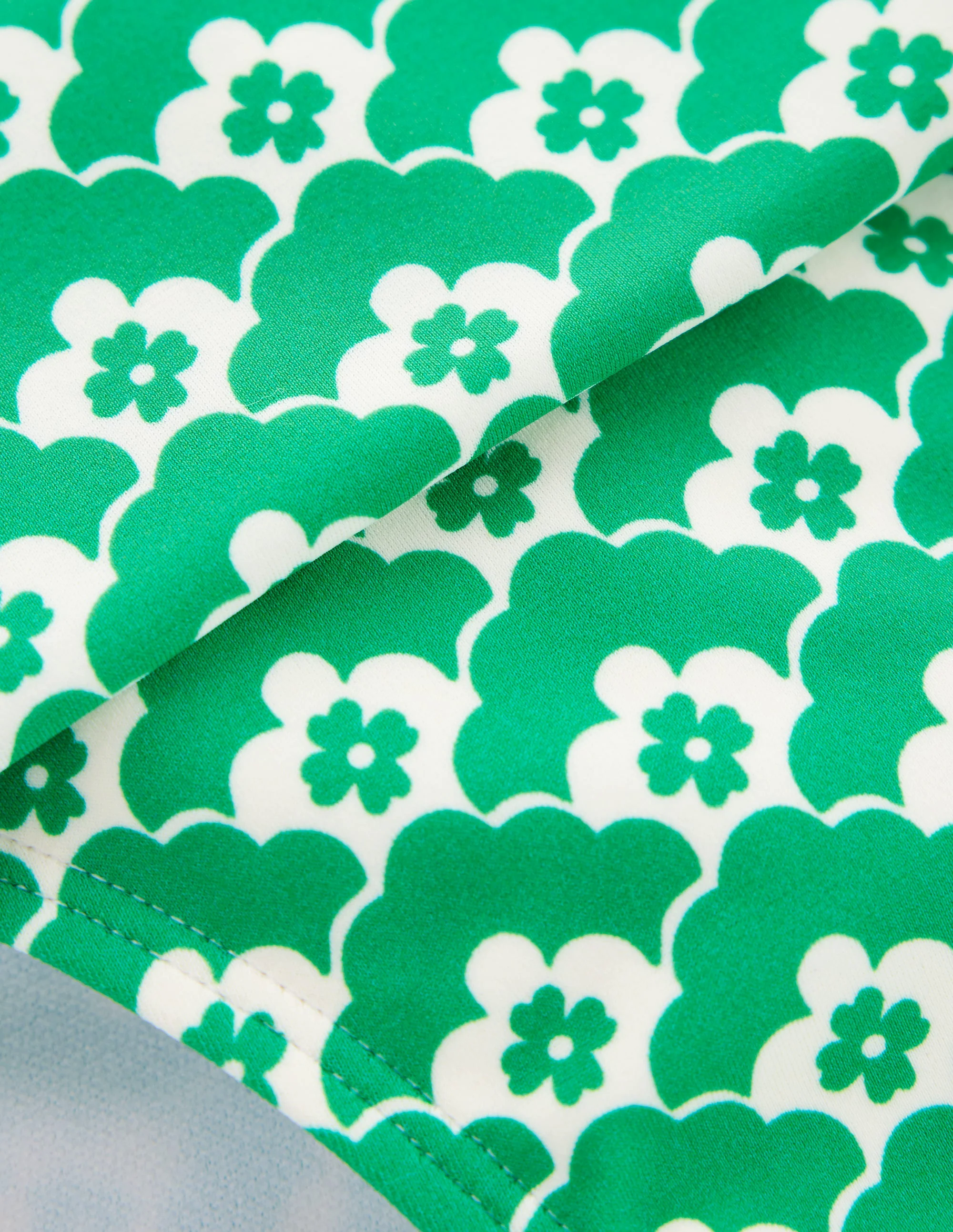 Classic Fold Bikini Bottoms-Green Cloud Terrace