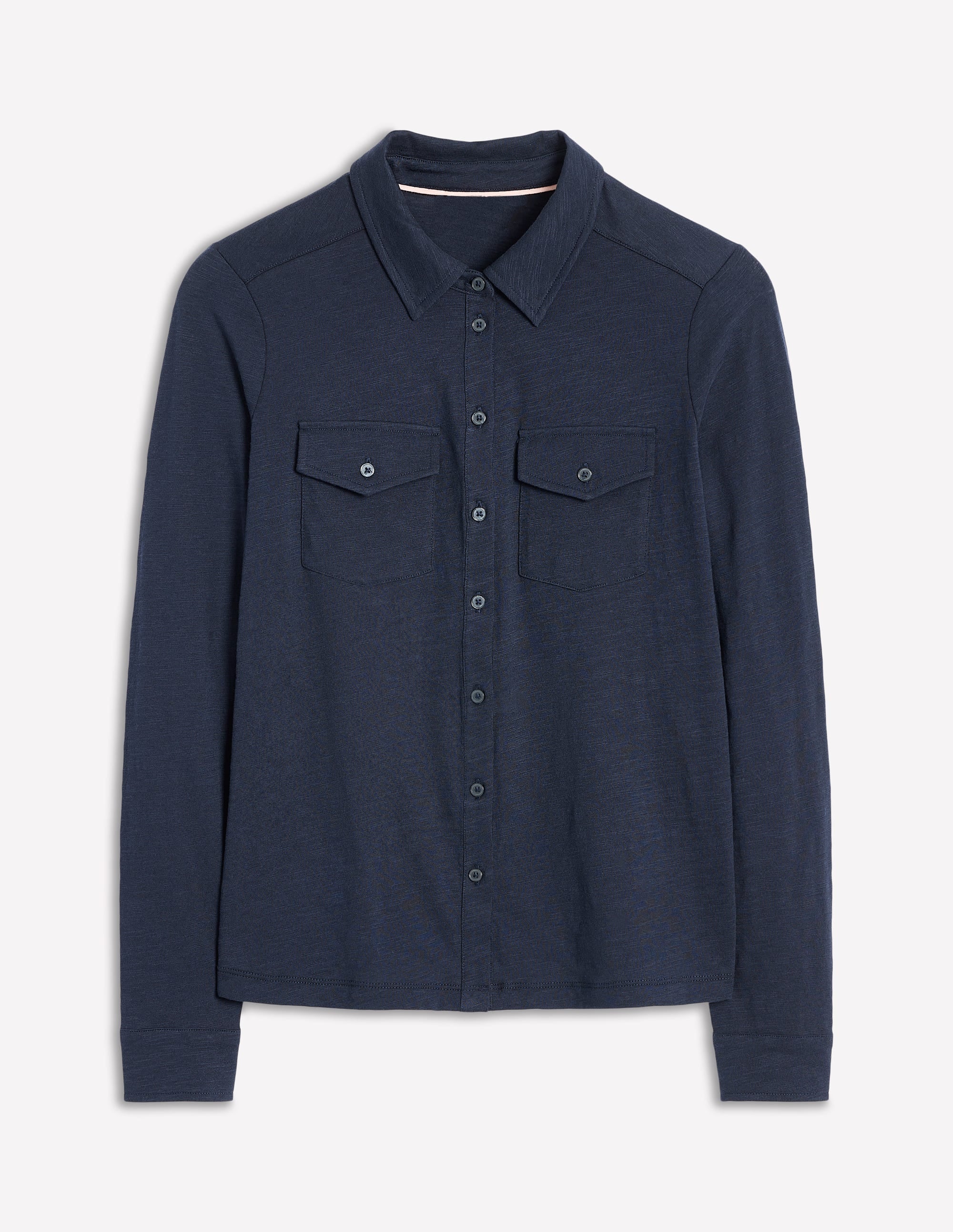 Amy Jersey Shirt-Navy Amy Jersey Shirt-Navy