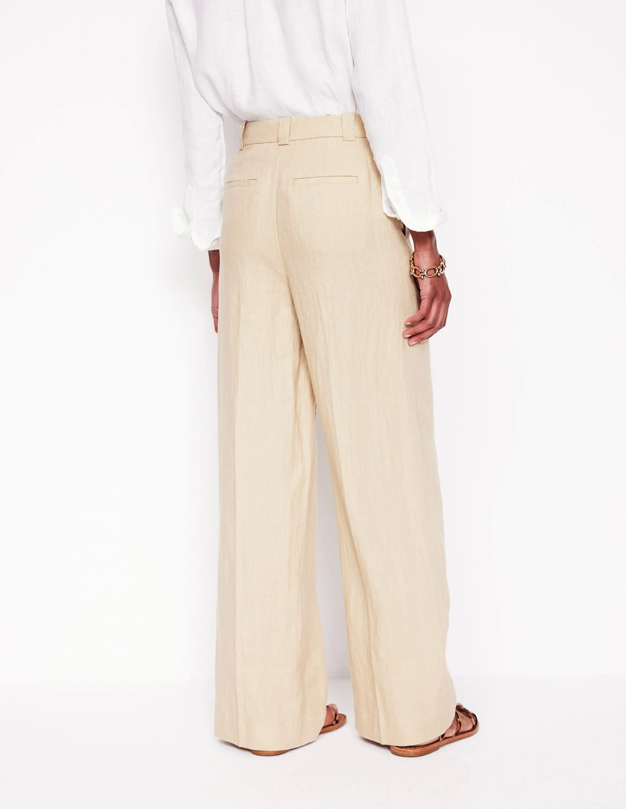 Westbourne Linen Pants-Oatmeal Westbourne Linen Pants-Oatmeal