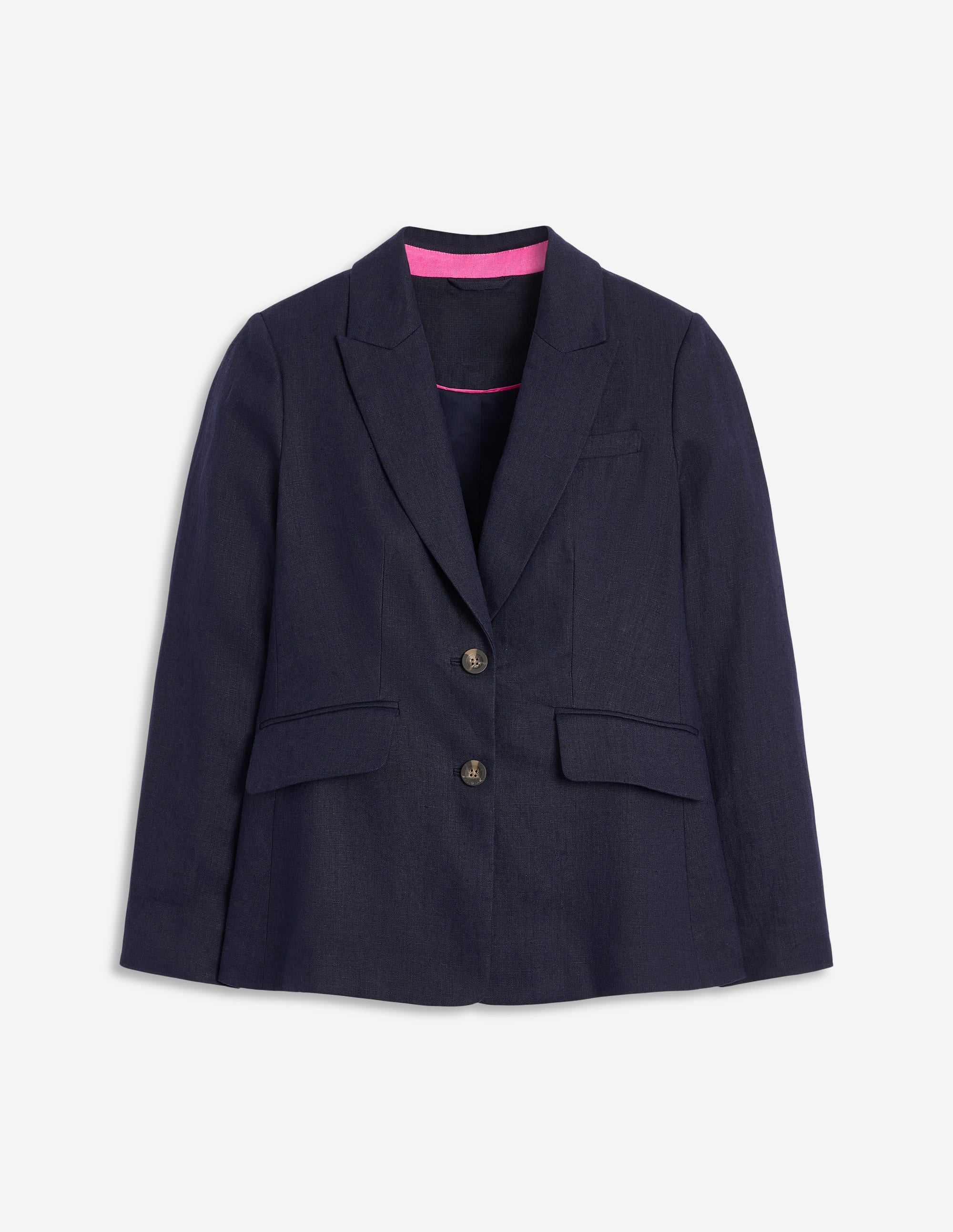 Stamford Linen Blazer-Navy Stamford Linen Blazer-Navy