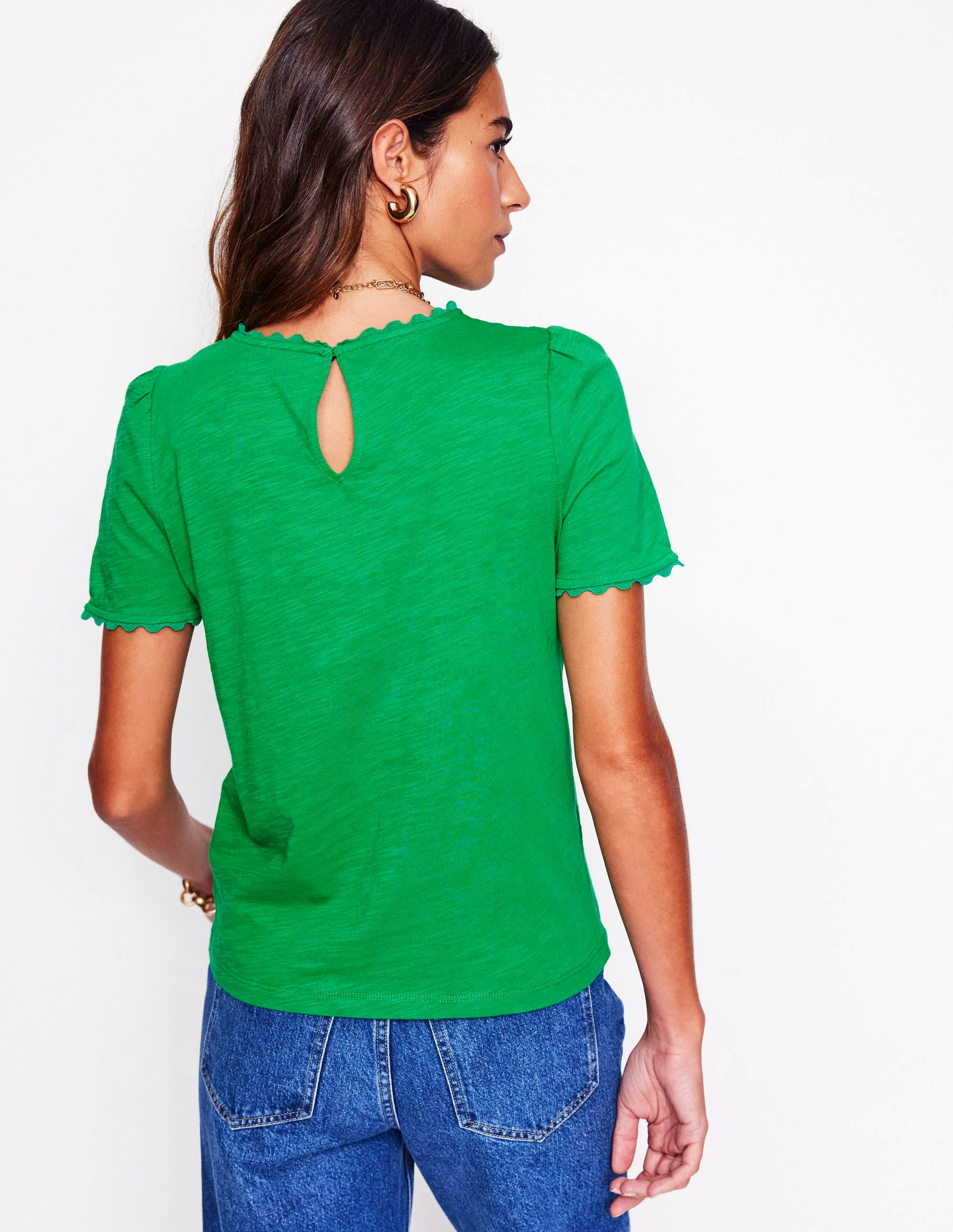 Ali Ricrac T-shirt-Rich Emerald Ali Ricrac T-shirt-Rich Emerald