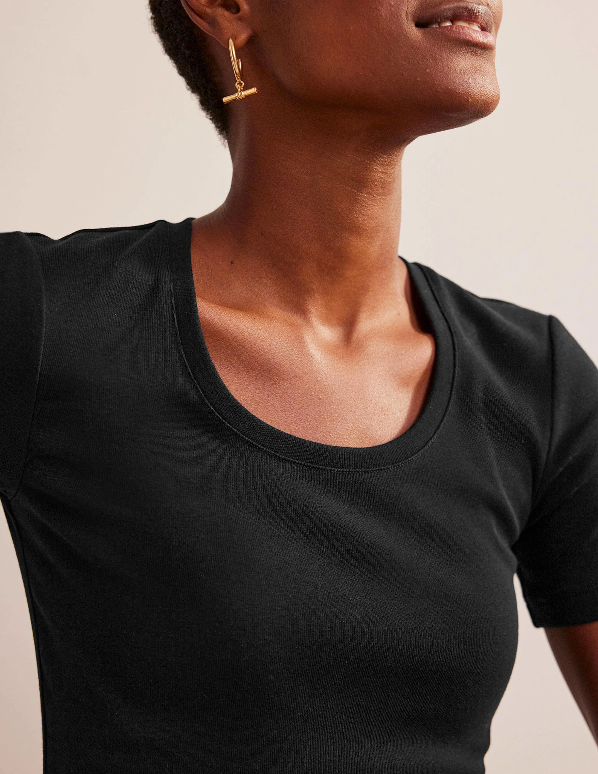 Essential Jersey T-Shirt-Black Essential Jersey T-Shirt-Black