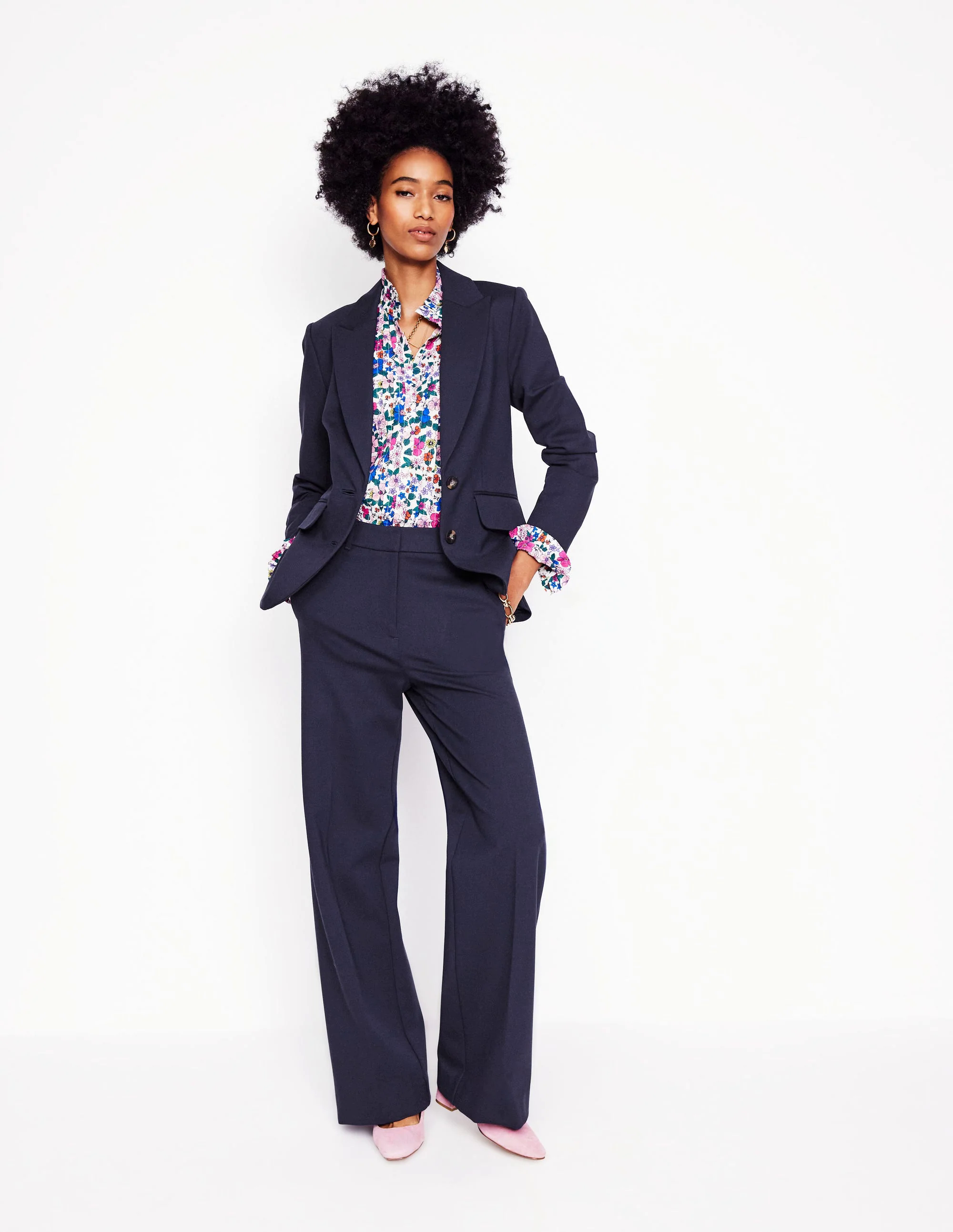 Marylebone Ponte Blazer-Navy Marylebone Ponte Blazer-Navy