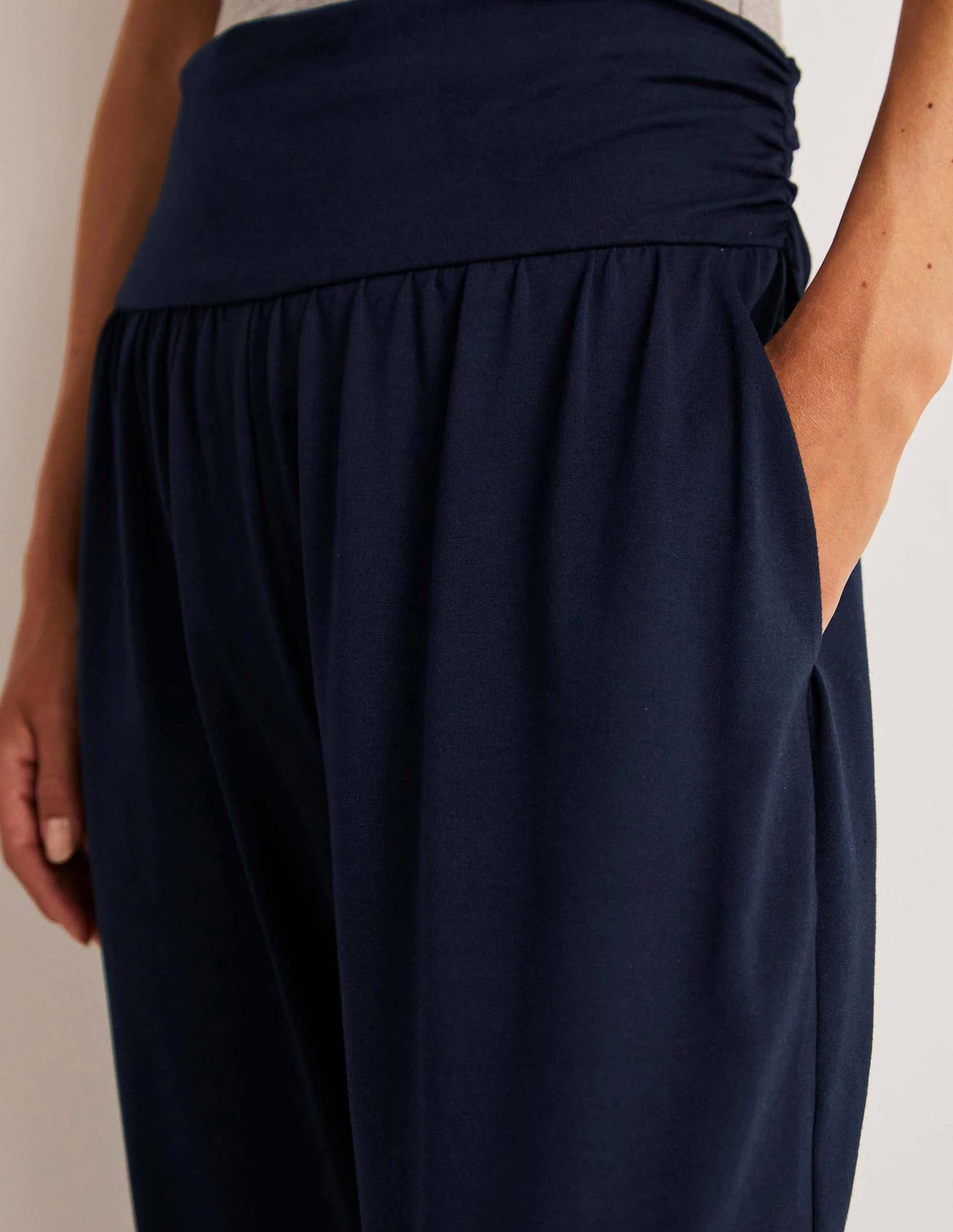 Hareem Jersey Sweatpants-Navy